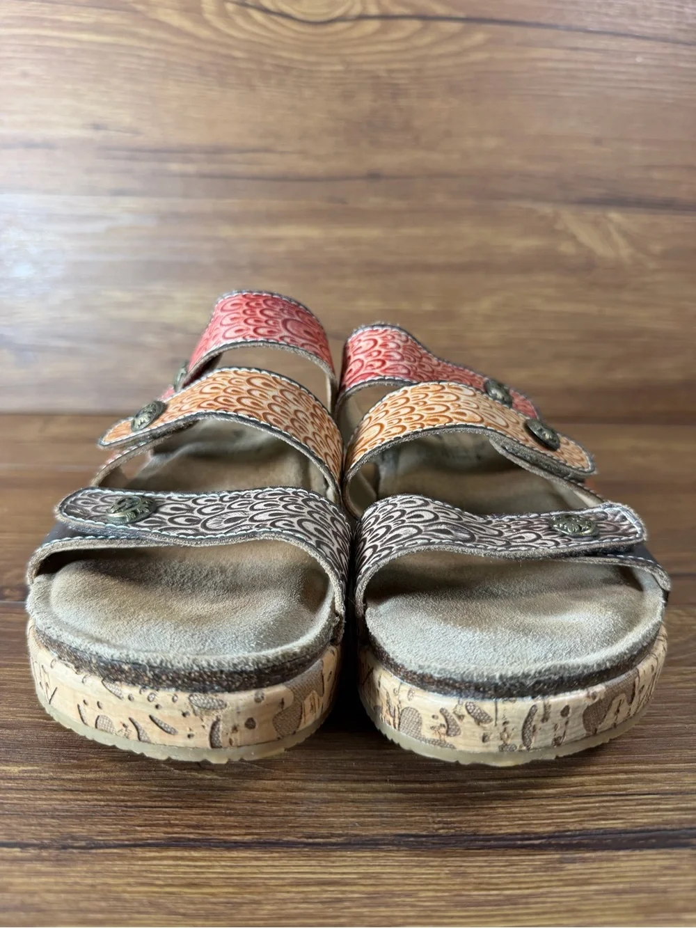 L’artiste‎ Spring Step ‘Keena’ Slides Sandals Women’s Size 6 (36) Slip-On Shoes
